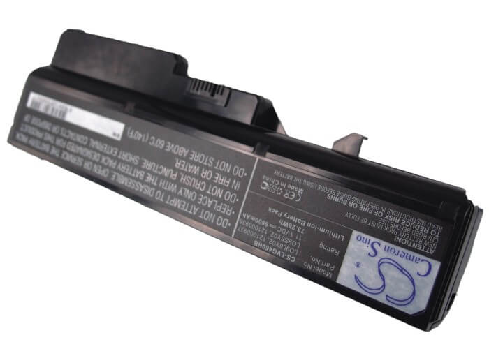 11.1V, 6600mAh, Li-ion Battery fits Lenovo, Ideapad B470, Ideapad B470a, 73.26Wh