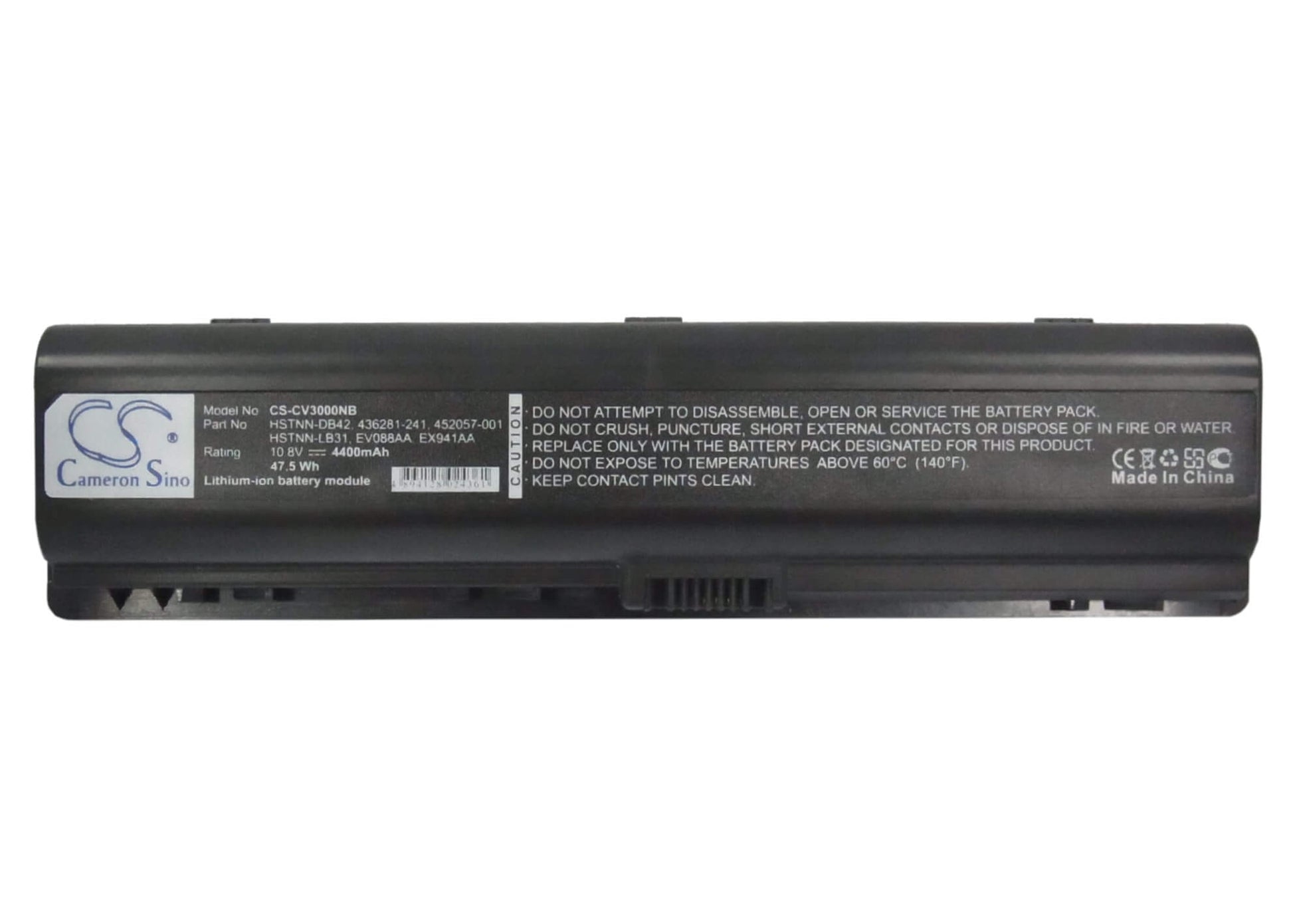10.8V, 4400mAh, Li-ion Battery fits Medion, Md96442, Md96559, 47.52Wh