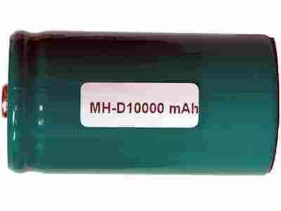 D 10000 mah nimh green rechargeable battery