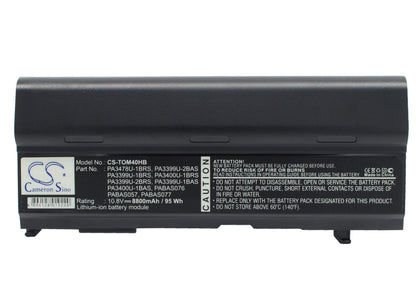 10.8V, 8800mAh, Li-ion Battery fits Toshiba, Dynabook Cx/45a, Dynabook Cx/47a, 95.04Wh