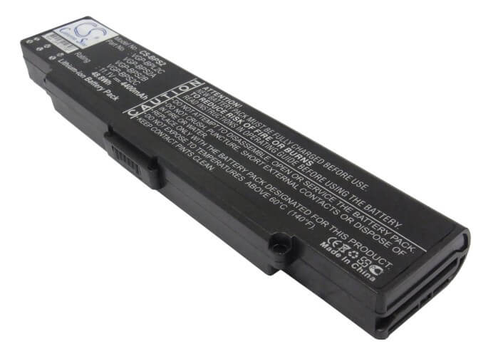 11.1V, 4400mAh, Li-ion Battery fits Sony, S49cp/ B, Vaio Pcg-6c1n, 48.84Wh