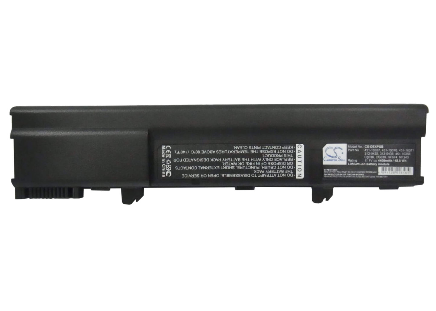 11.1V, 4400mAh, Li-ion Battery fits Dell, Xps M1210, 48.84Wh