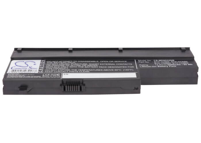 14.8V, 4400mAh, Li-ion Battery fits Medion, Akoya E6210, Akoya E6211, 65.12Wh