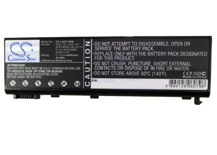 11.1V, 4400mAh, Li-ion Battery fits Packard Bell, Easynote F0335, Easynote Minos Gp2, 48.84Wh