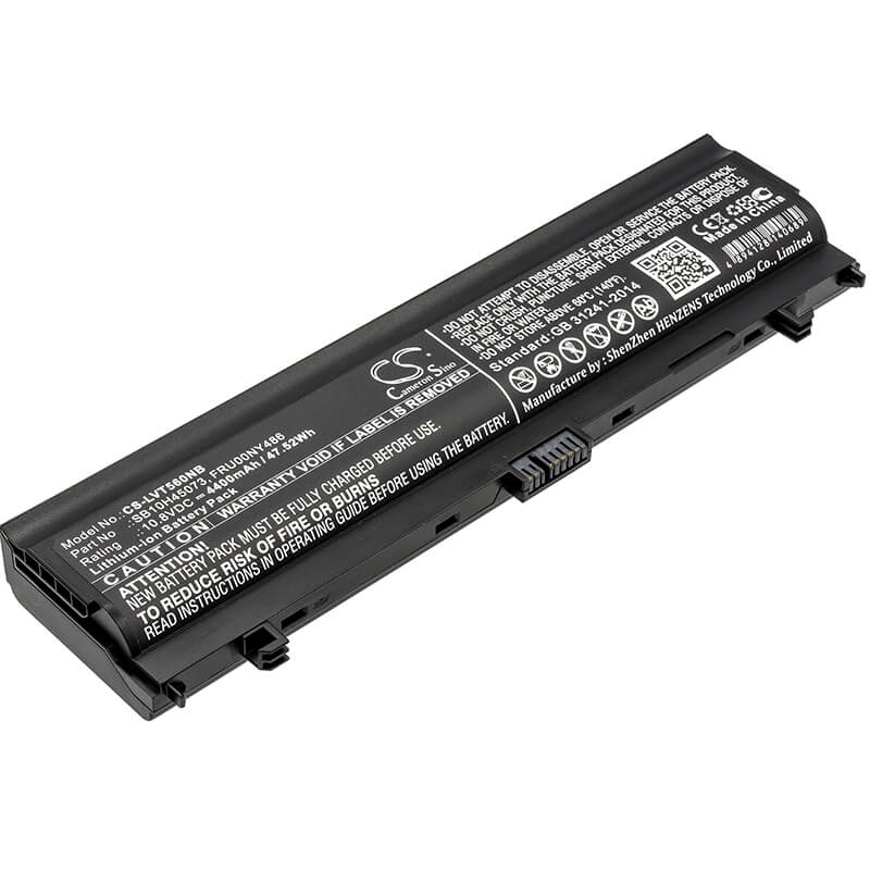 10.8V, 4400mAh, Li-ion Battery fits Lenovo, L560, L560-7cd, 47.52Wh