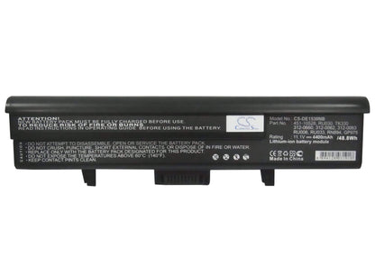 11.1V, 4400mAh, Li-ion Battery fits Dell, Xps M1500, Xps M1530, 48.84Wh