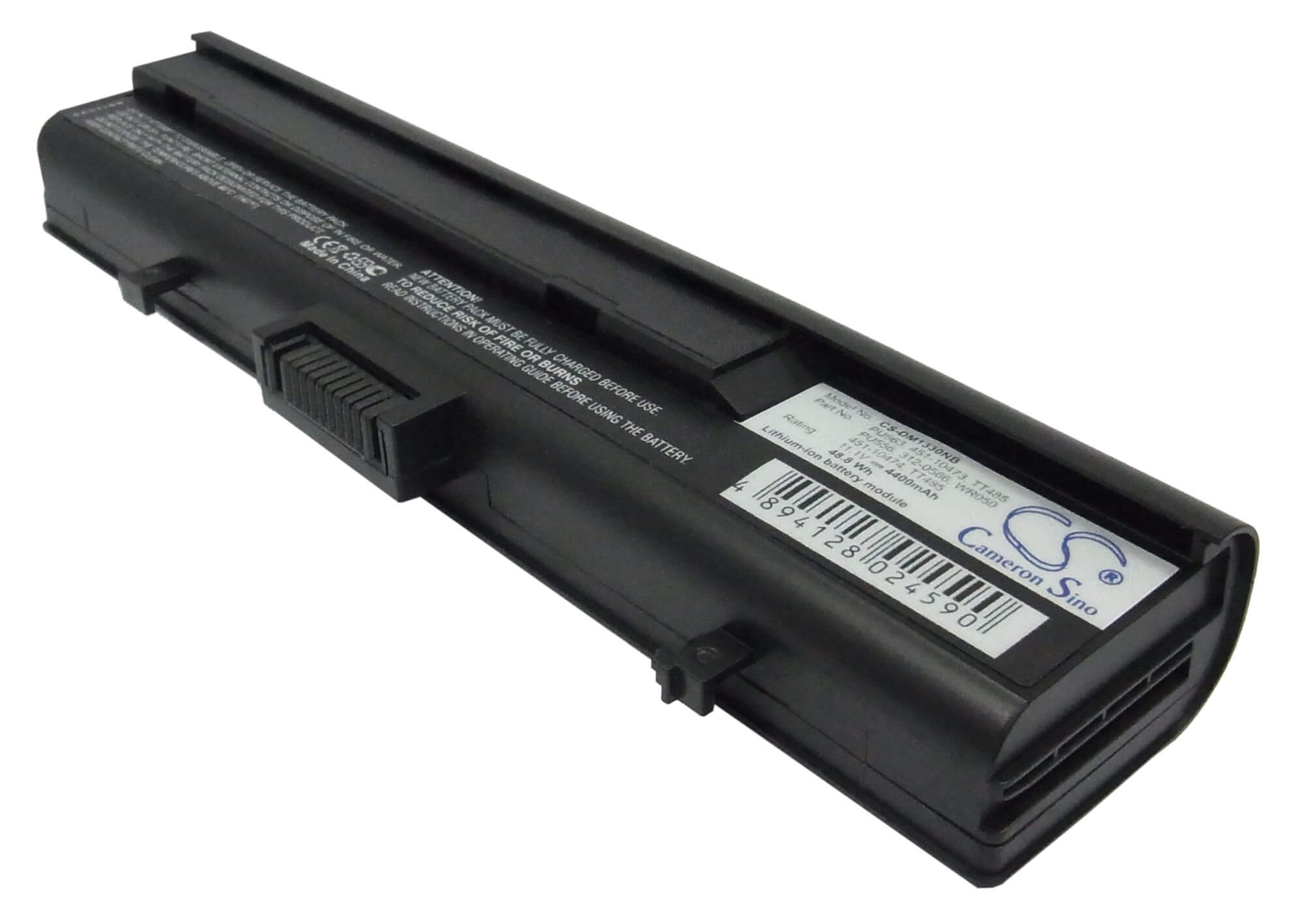 11.1V, 4400mAh, Li-ion Battery fits Dell, Inspiron 1318, Xps M1330, 48.84Wh