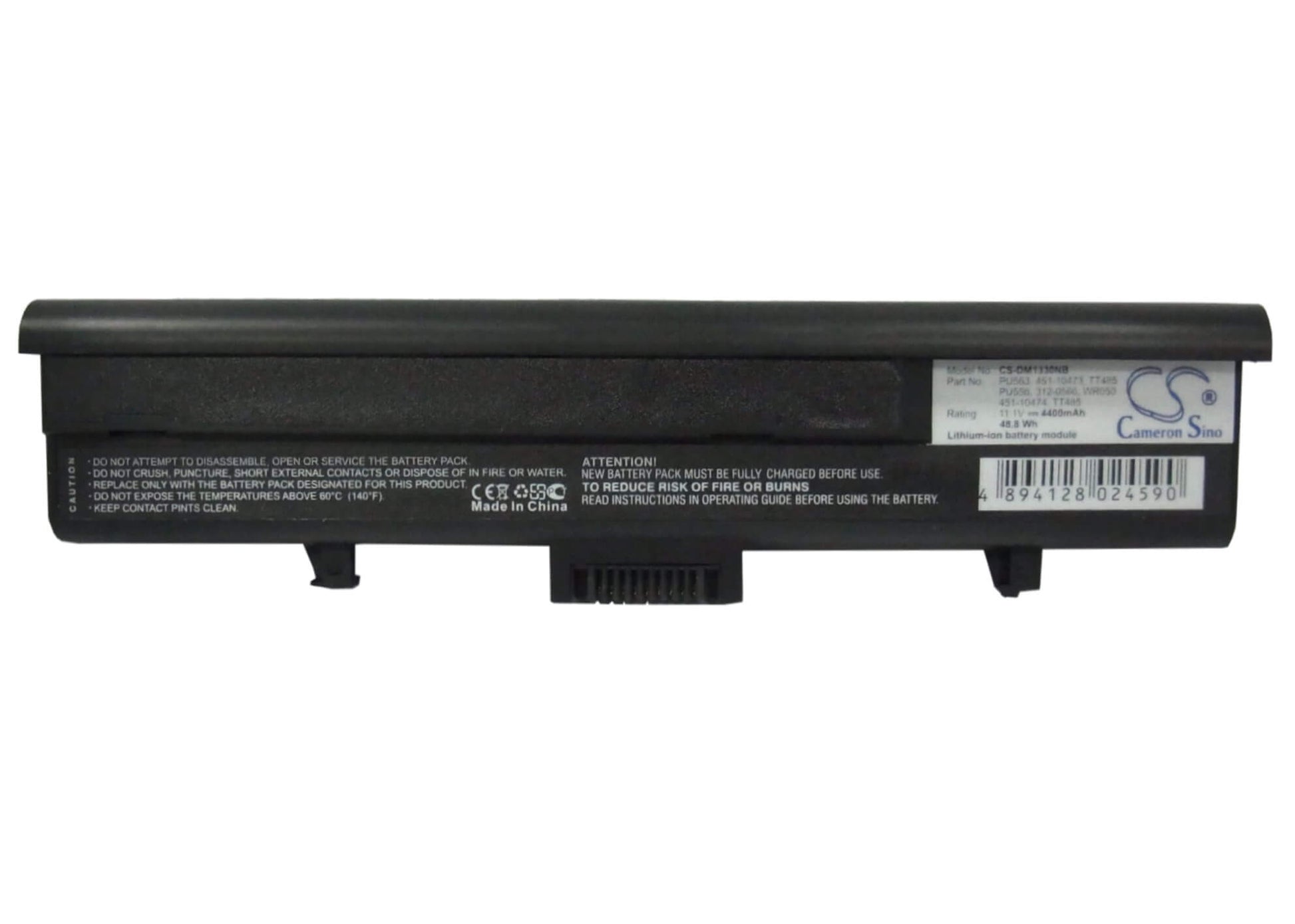 11.1V, 4400mAh, Li-ion Battery fits Dell, Inspiron 1318, Xps M1330, 48.84Wh