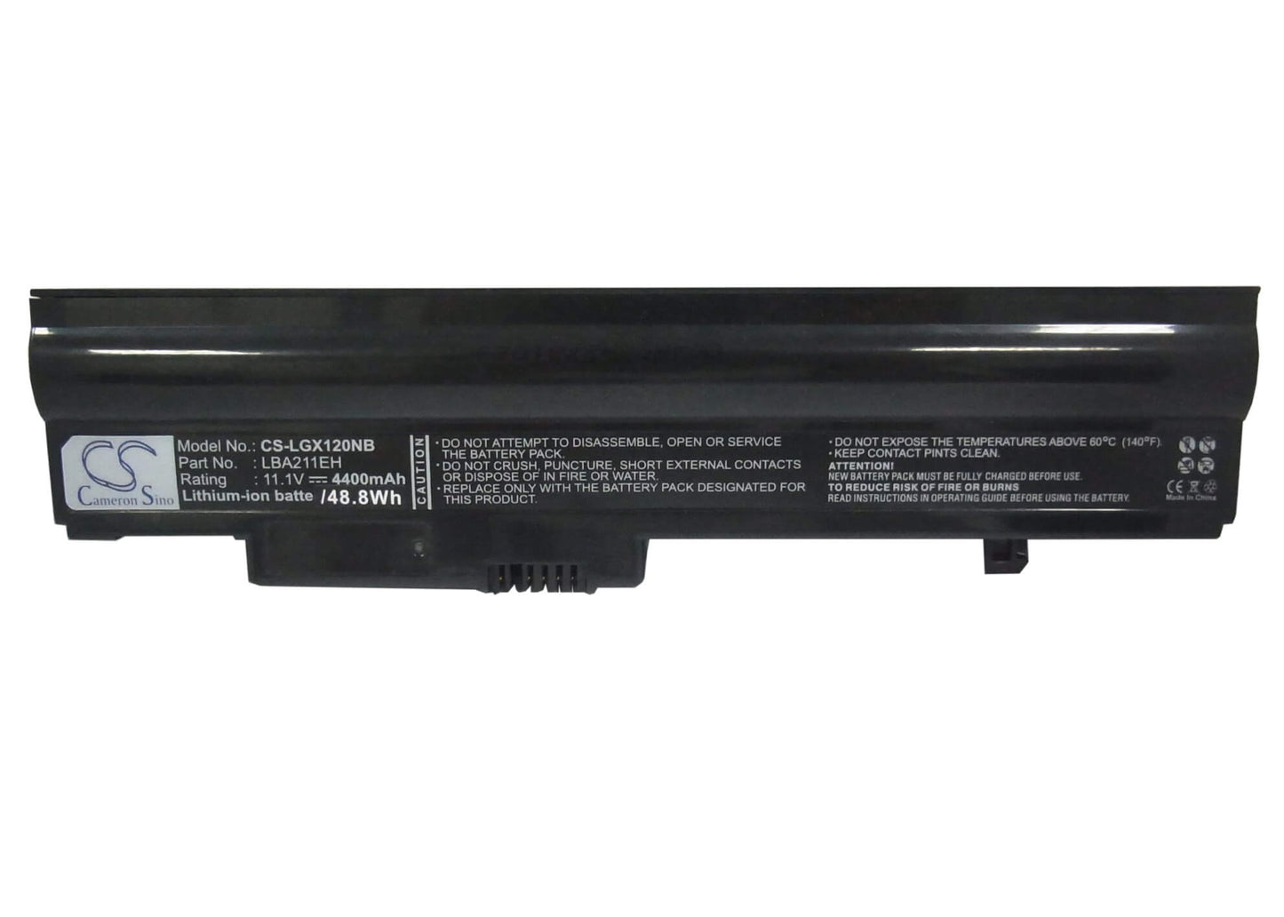 11.1V, 4400mAh, Li-ion Battery fits Lg, X120, X120-g, 48.84Wh