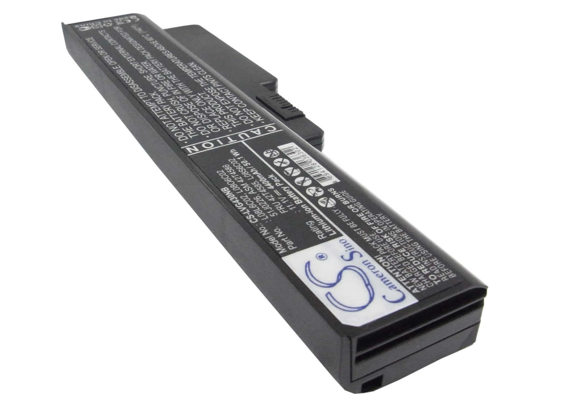 11.1V, 4400mAh, Li-ion Battery fits Lenovo, 3000 B460, 3000 B550, 48.84Wh