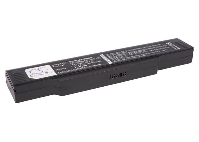 11.1V, 4400mAh, Li-ion Battery fits Winbook, W300, W320, 48.84Wh