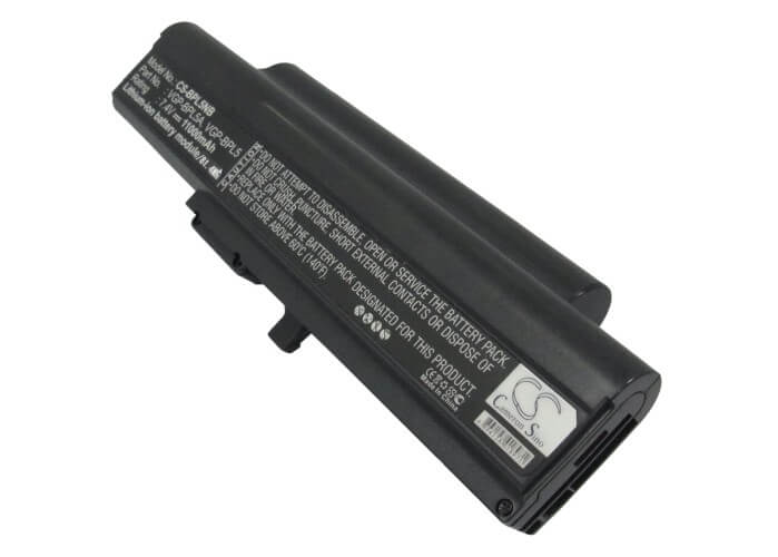 7.4V, 11000mAh, Li-ion Battery fits Sony, Vaio Vgn-tx15c/w, Vaio Vgn-tx16c, 81.4Wh