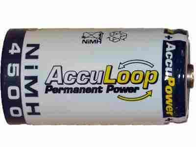 C 4500 mah nimh accupower rechargeable battery (low discharge)