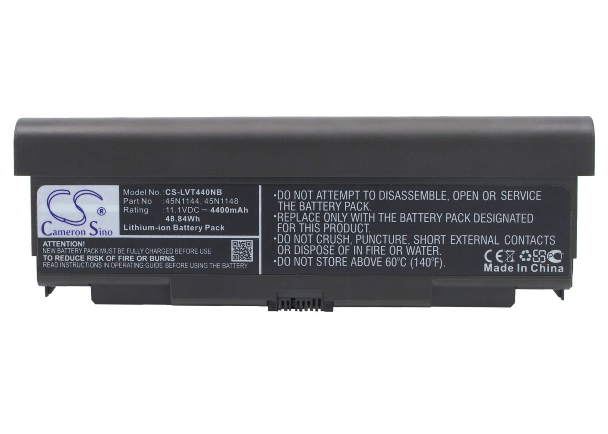 11.1V, 4400mAh, Li-ion Battery fits Lenovo, 20at0019cd, Thinkpad L440, 48.84Wh