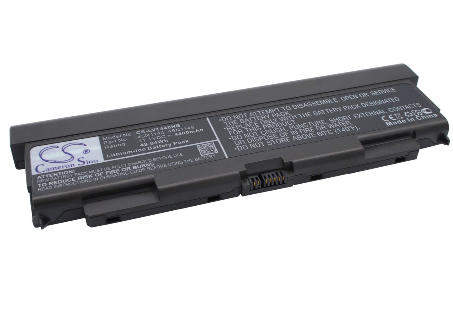 11.1V, 4400mAh, Li-ion Battery fits Lenovo, 20at0019cd, Thinkpad L440, 48.84Wh