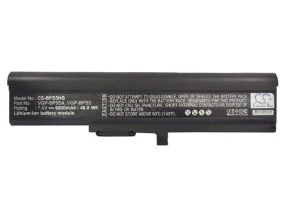 7.4V, 6600mAh, Li-ion Battery fits Sony, Aio Tx36tp, Aio Tx37tp, 48.84Wh