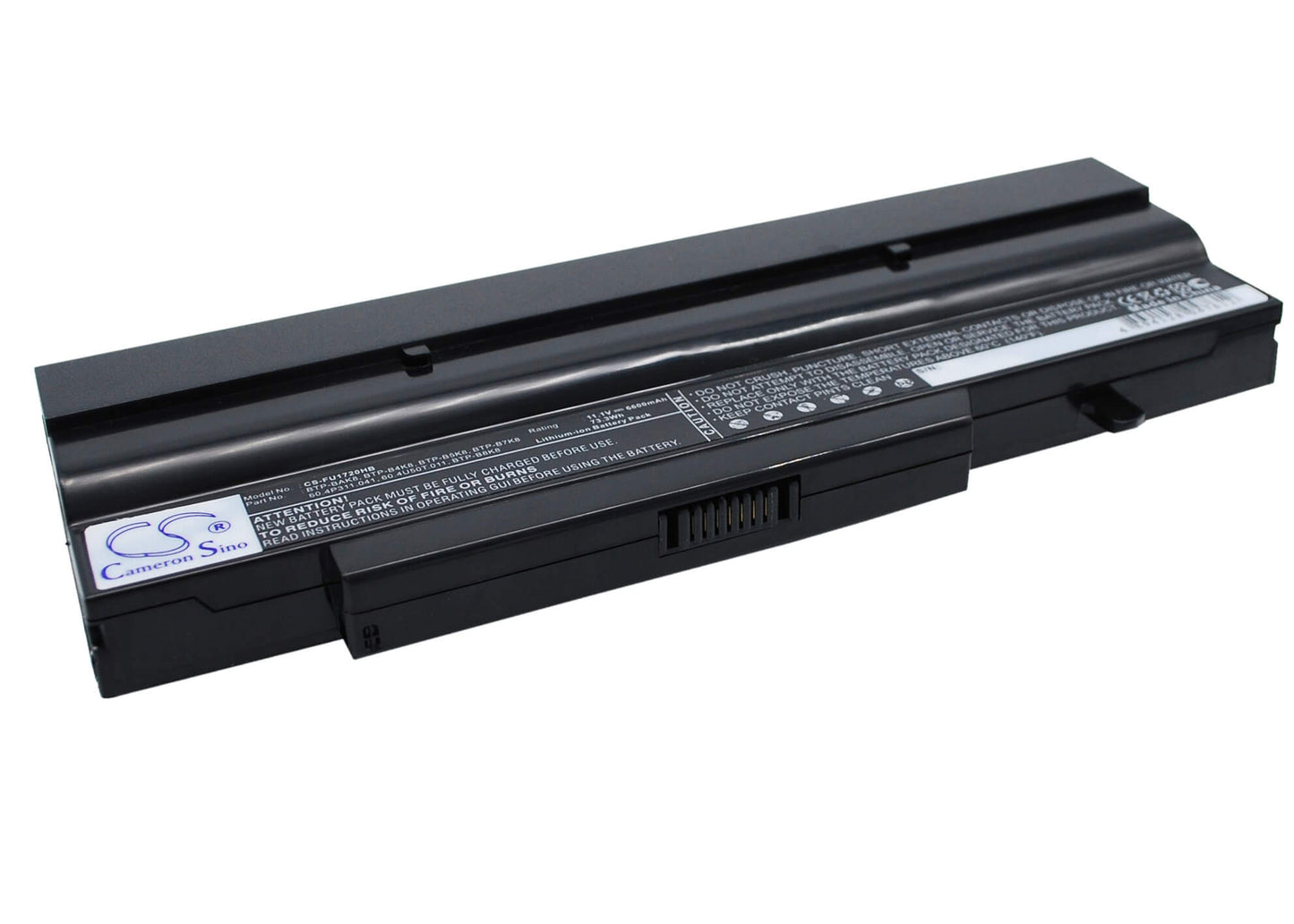 11.1V, 6600mAh, Li-ion Battery fits Medion, Akoya E5214, Akoya E5218, 73.26Wh