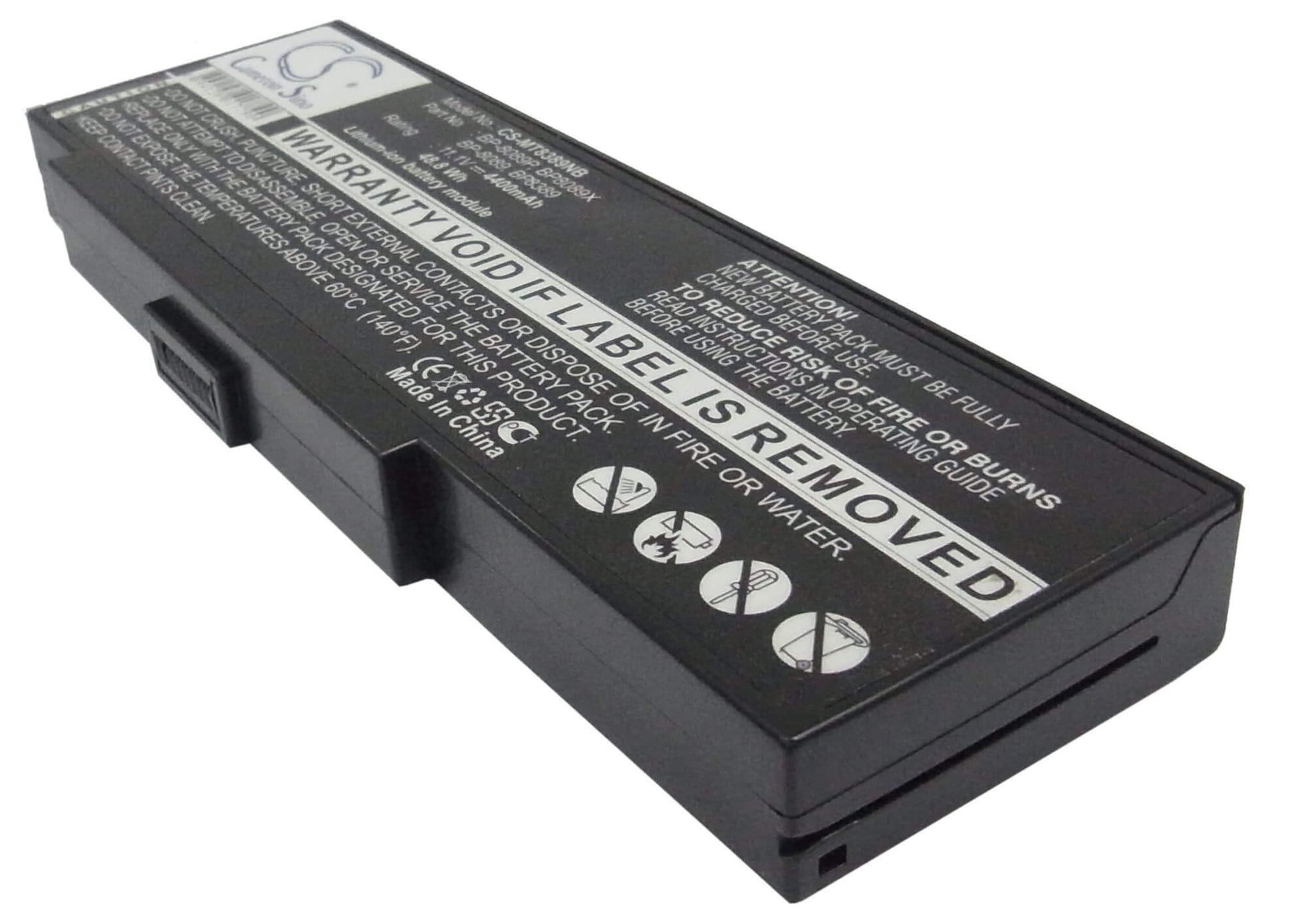 11.1V, 4400mAh, Li-ion Battery fits Nec, Versa E660, Versa E680, 48.84Wh