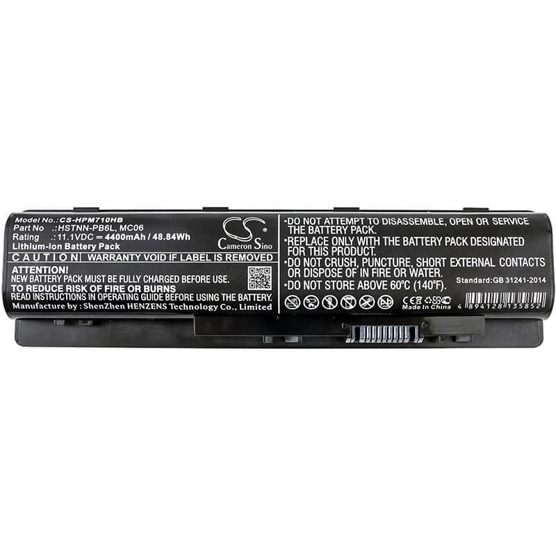 11.1V, 4400mAh, Li-ion Battery fits Hp, Envy 15-ae100, Envy 15-ae100na, 48.84Wh