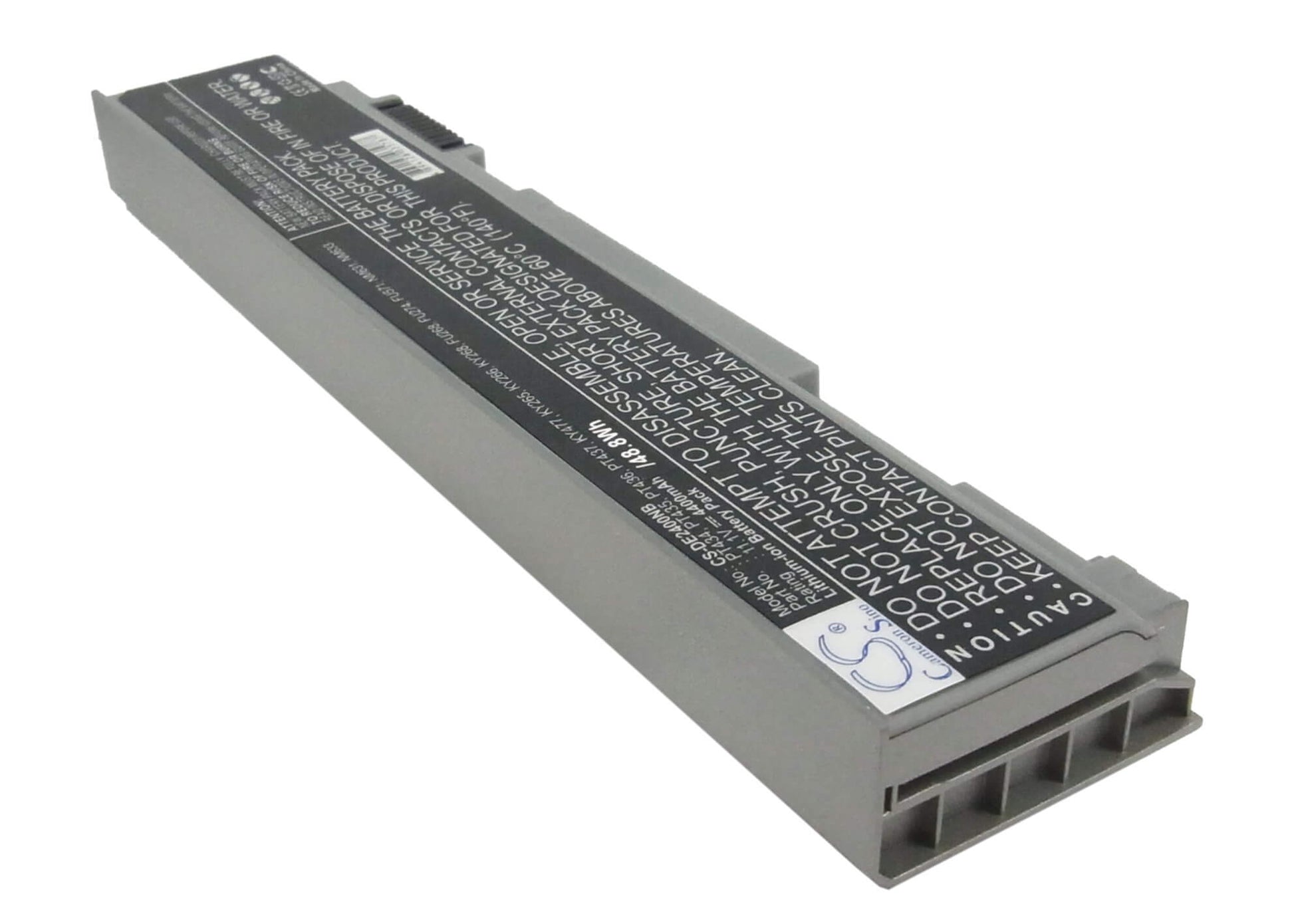 11.1V, 4400mAh, Li-ion Battery fits Dell, Latitude 6400 Atg, Latitude E6400, 48.84Wh
