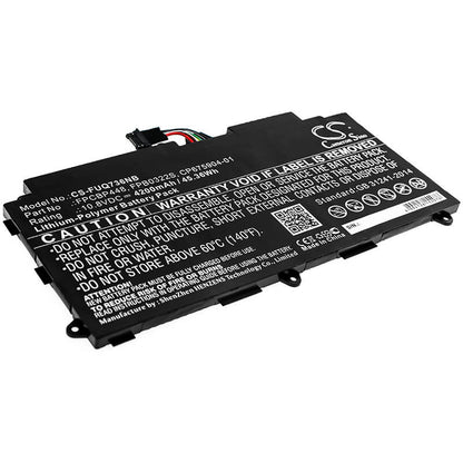 10.8V, 4200mAh, Li-Polymer Battery fits Fujitsu, Stylistic Q736, Stylistic Q737, 45.36Wh