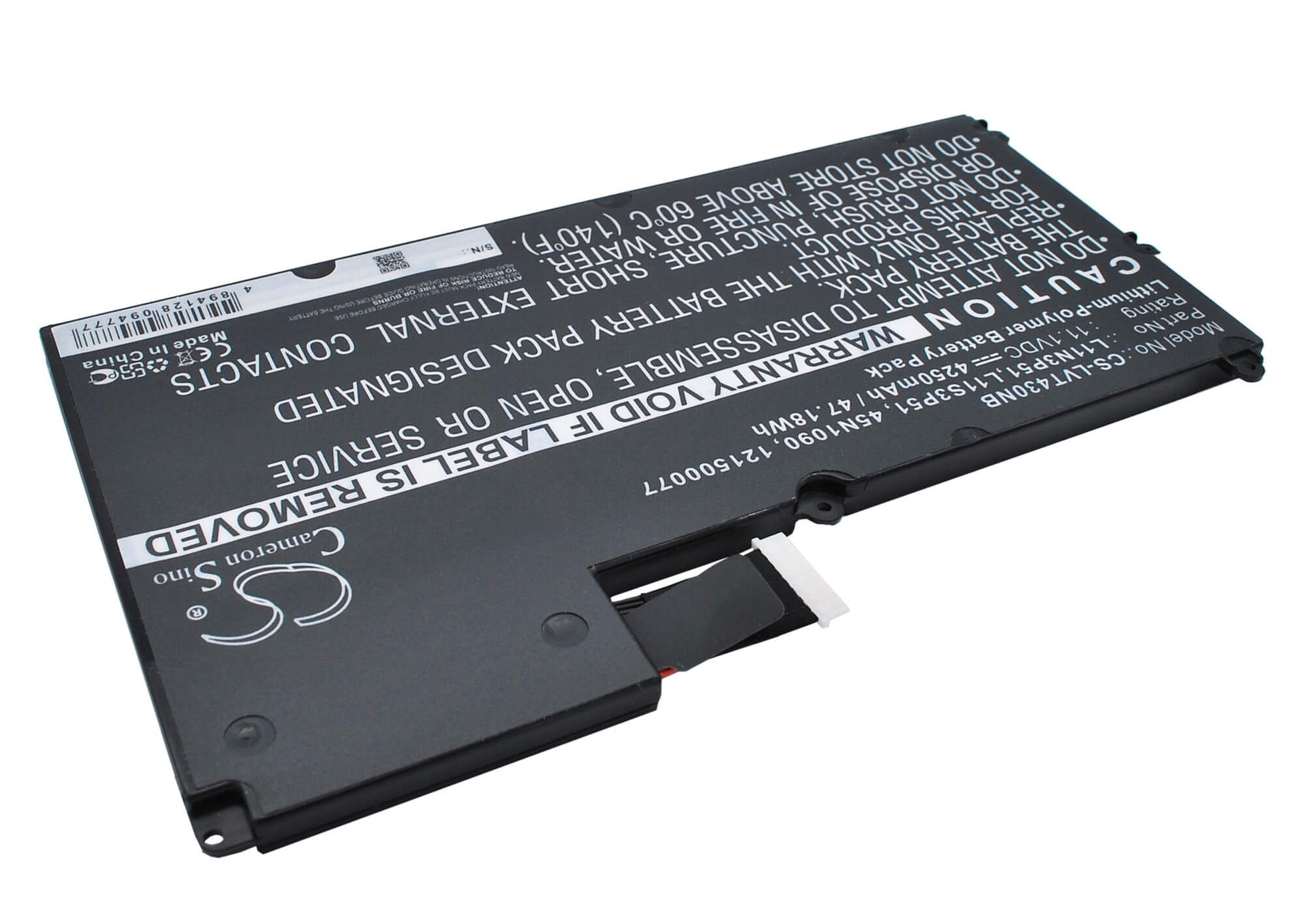 11.1V, 4250mAh, Li-Polymer Battery fits Lenovo, 33511f9, 33511g0, 47.175Wh