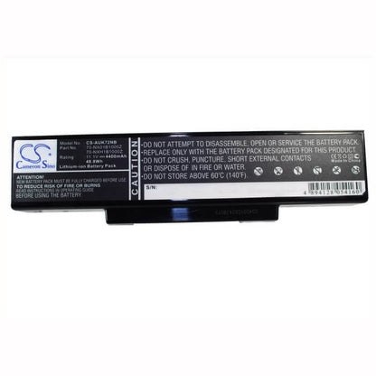 11.1V, 4400mAh, Li-ion Battery fits Asus, A72, A72d, 48.84Wh