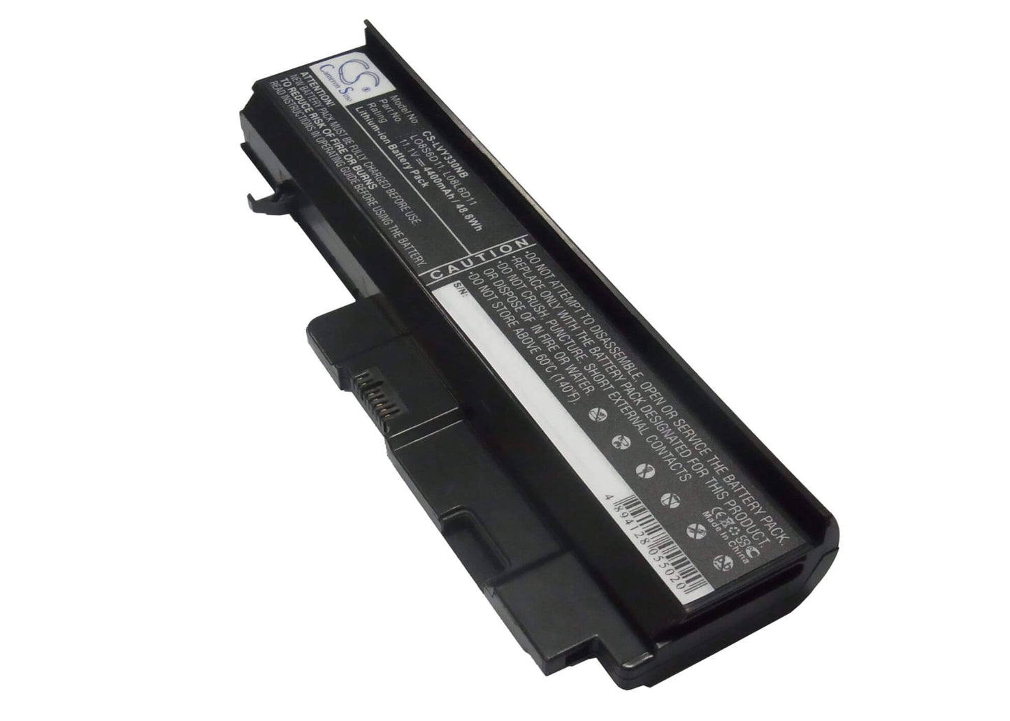 11.1V, 4400mAh, Li-ion Battery fits Lenovo, Ideapad Y330, Ideapad Y330-20002, 48.84Wh