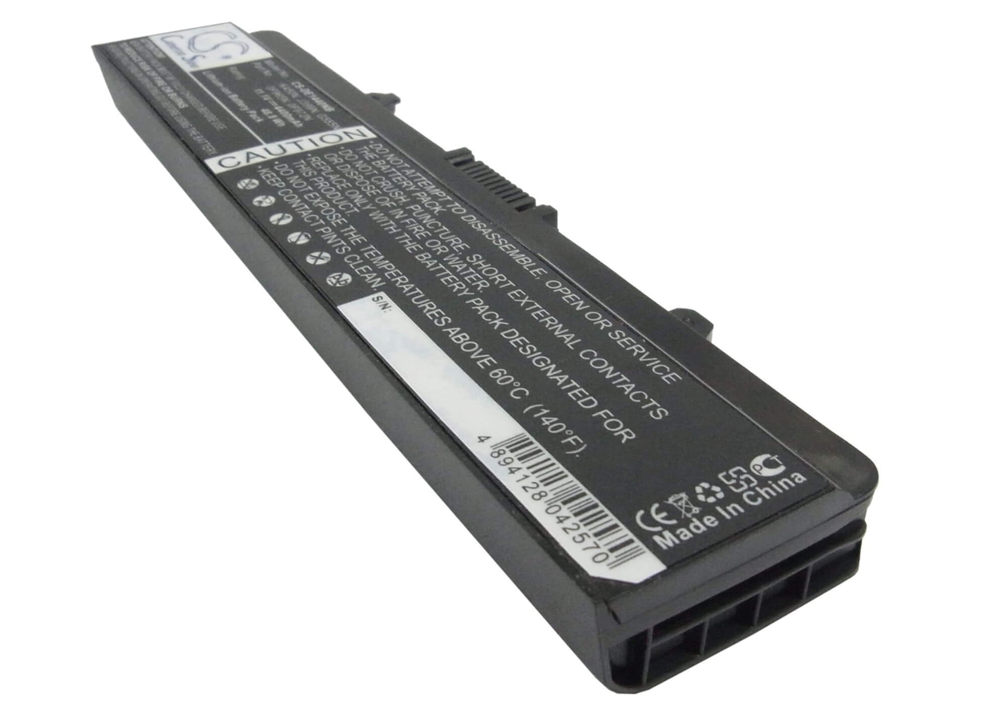 11.1V, 4400mAh, Li-ion Battery fits Dell, Inspiron 1440, Inspiron 1750, 48.84Wh