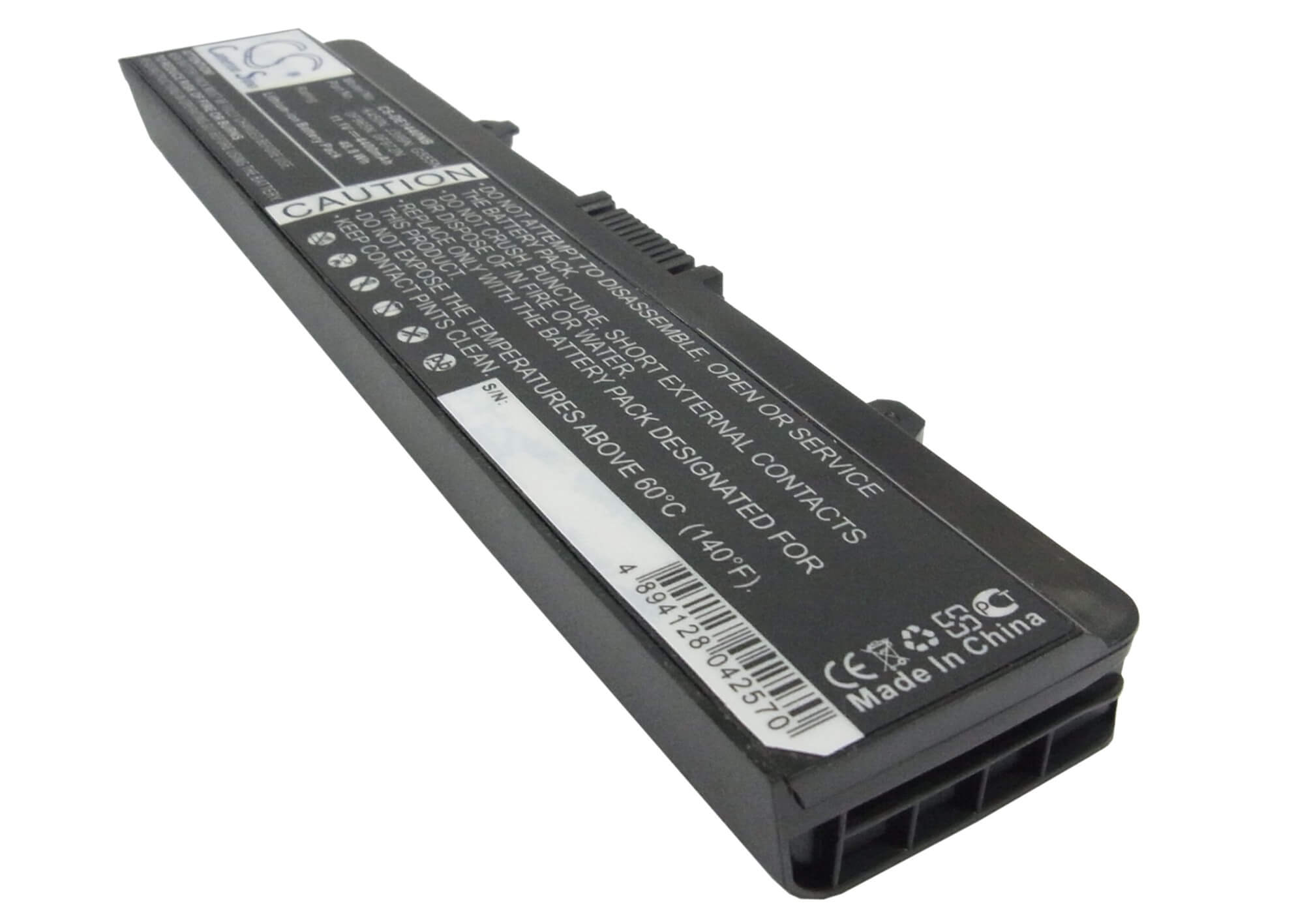 11.1V, 4400mAh, Li-ion Battery fits Dell, Inspiron 1440, Inspiron 1750, 48.84Wh