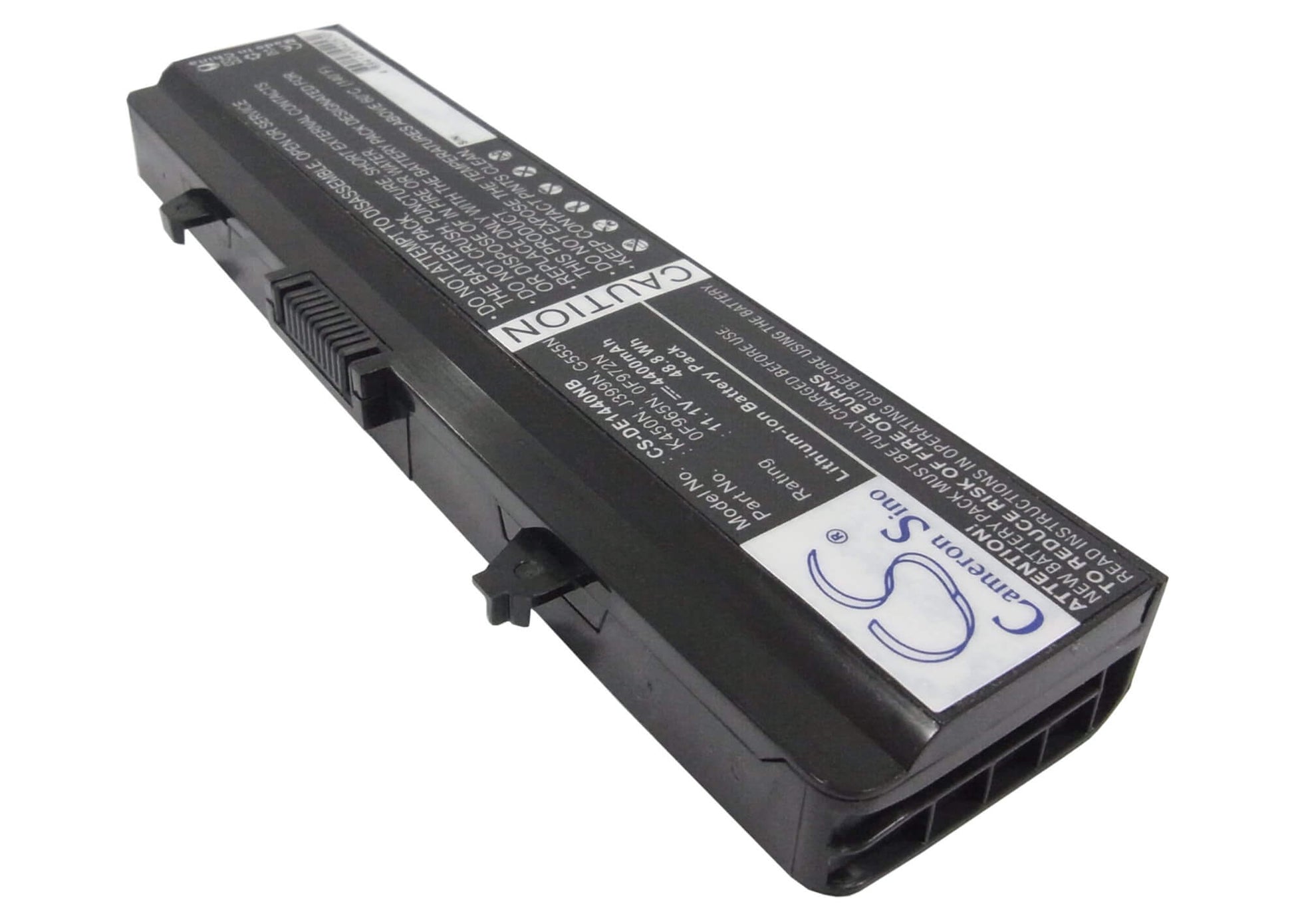 11.1V, 4400mAh, Li-ion Battery fits Dell, Inspiron 1440, Inspiron 1750, 48.84Wh