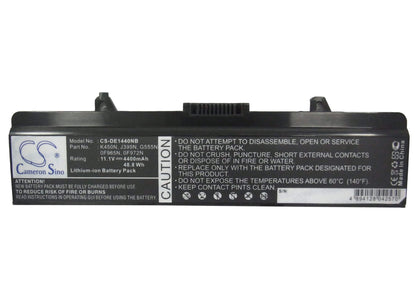 11.1V, 4400mAh, Li-ion Battery fits Dell, Inspiron 1440, Inspiron 1750, 48.84Wh