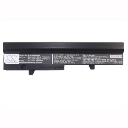 10.8V, 2200mAh, Li-ion Battery fits Toshiba, Satellite N302, Satellite Nb300, 23.76Wh