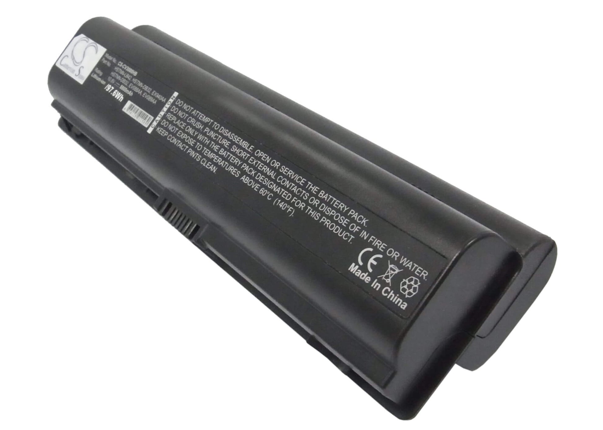 10.8V, 8800mAh, Li-ion Battery fits Compaq, Presario A900, Presario C700, 95.04Wh