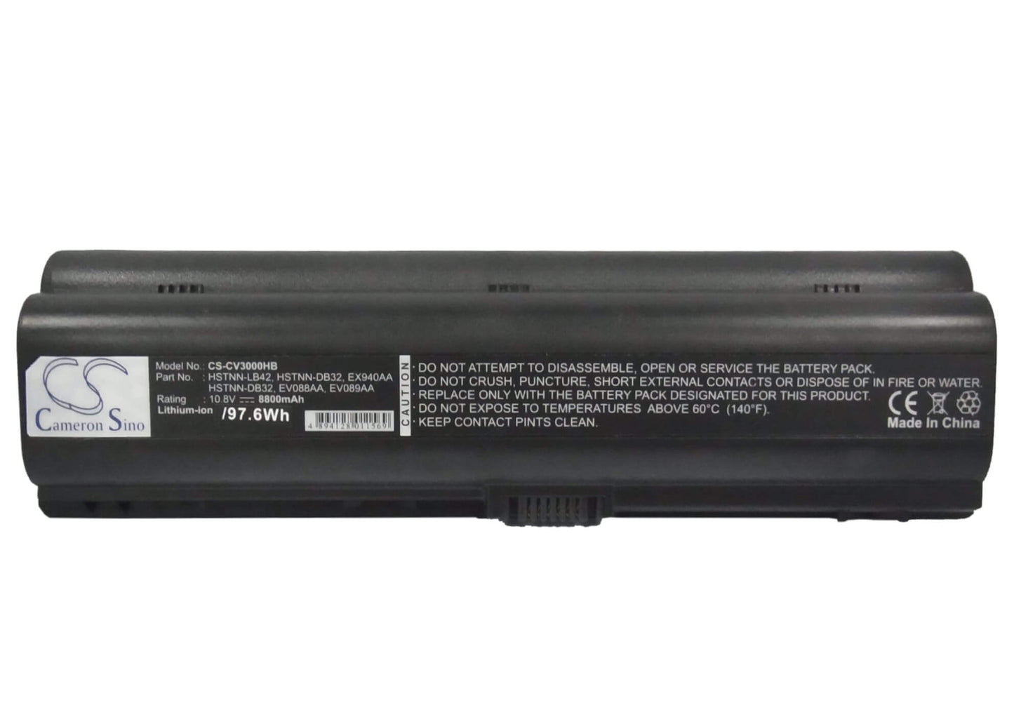 10.8V, 8800mAh, Li-ion Battery fits Compaq, Presario A900, Presario C700, 95.04Wh
