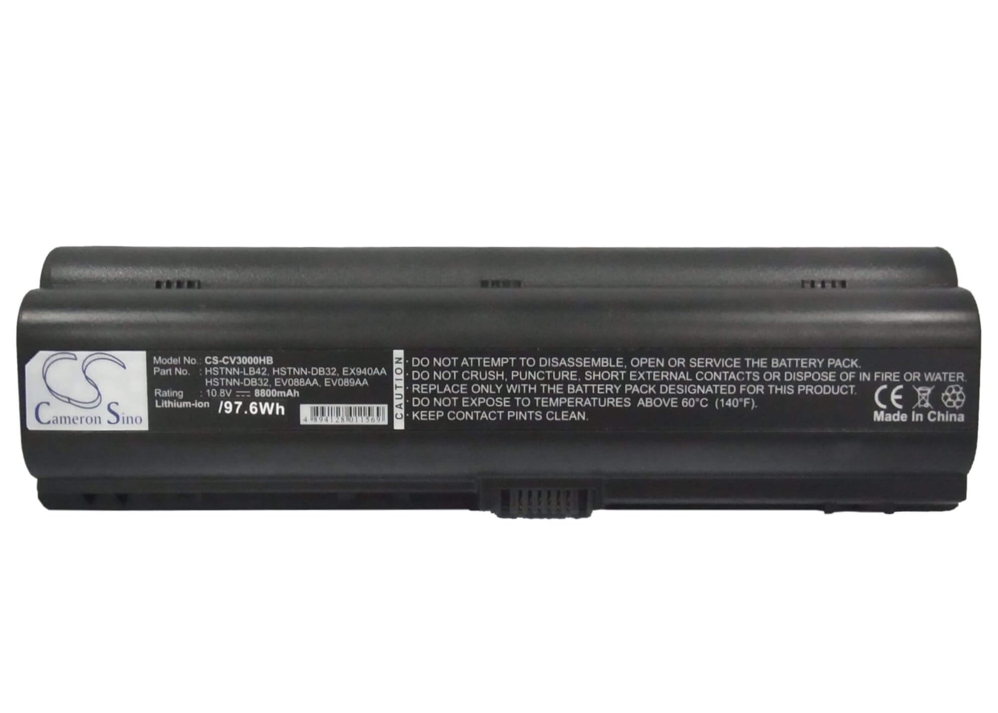 10.8V, 8800mAh, Li-ion Battery fits Compaq, Presario A900, Presario C700, 95.04Wh
