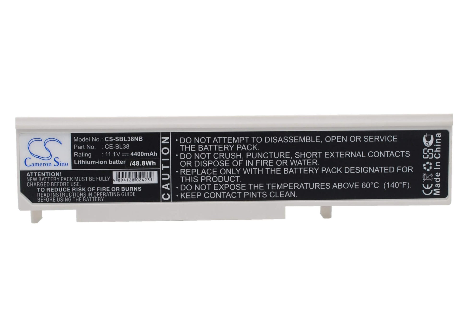 11.1V, 4400mAh, Li-ion Battery fits Sharp, Pc-al3dh, Pc-al50f, 48.84Wh