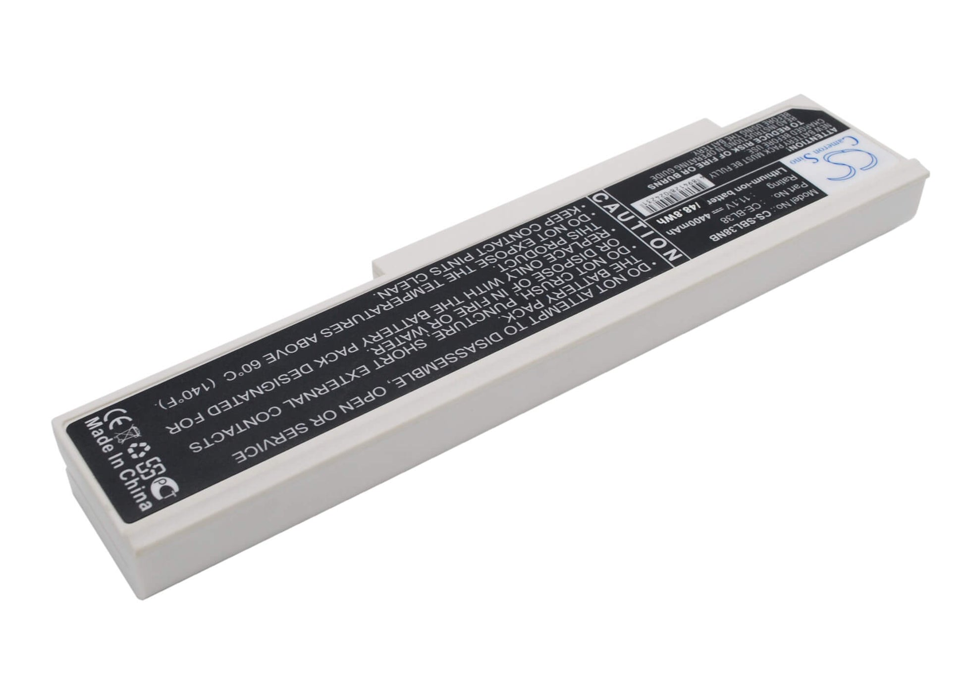 11.1V, 4400mAh, Li-ion Battery fits Sharp, Pc-al3dh, Pc-al50f, 48.84Wh