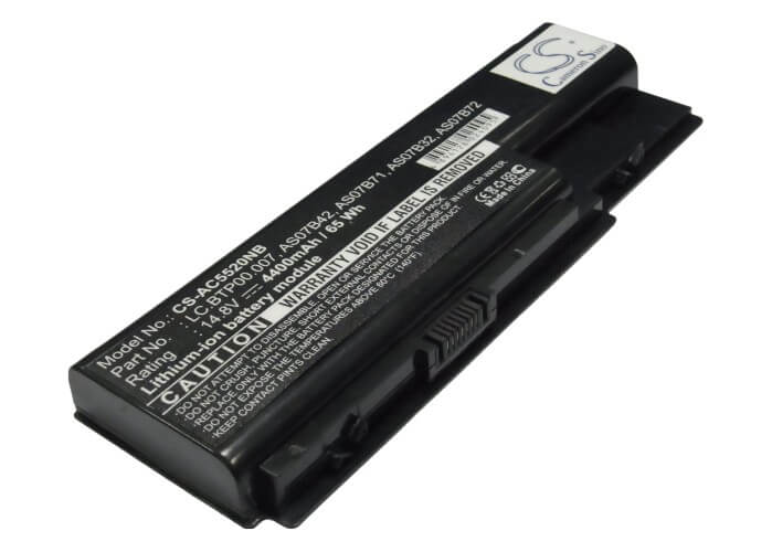 14.8V, 4400mAh, Li-ion Battery fits Gateway, Nv78, 65.12Wh