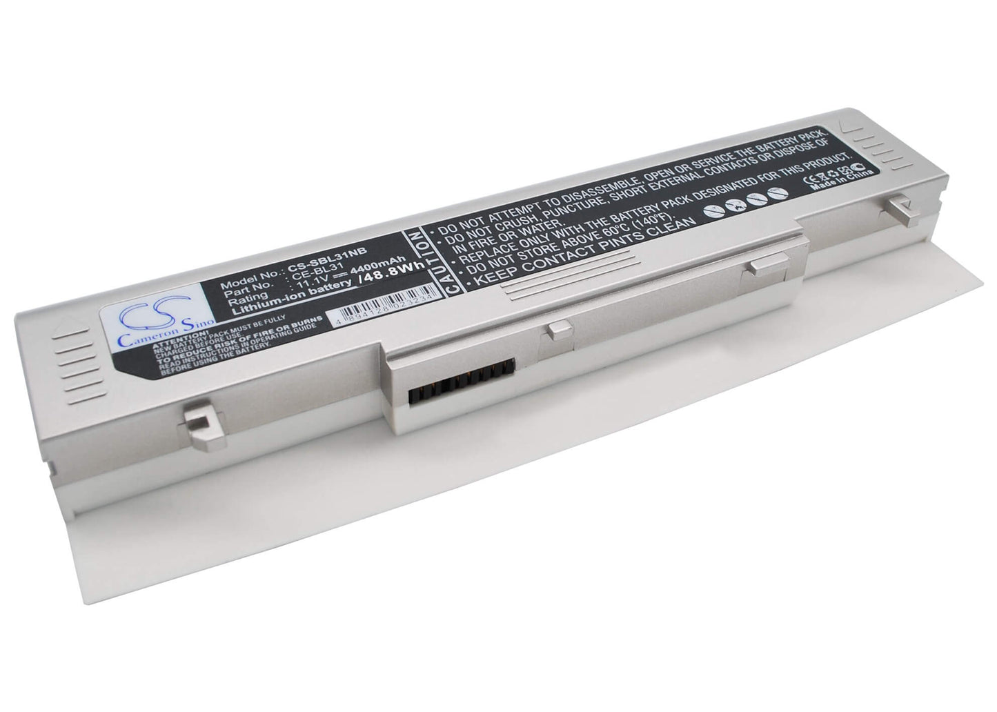 11.1V, 4400mAh, Li-ion Battery fits Sharp, Mc1-3ca, Mc1-3cc, 48.84Wh