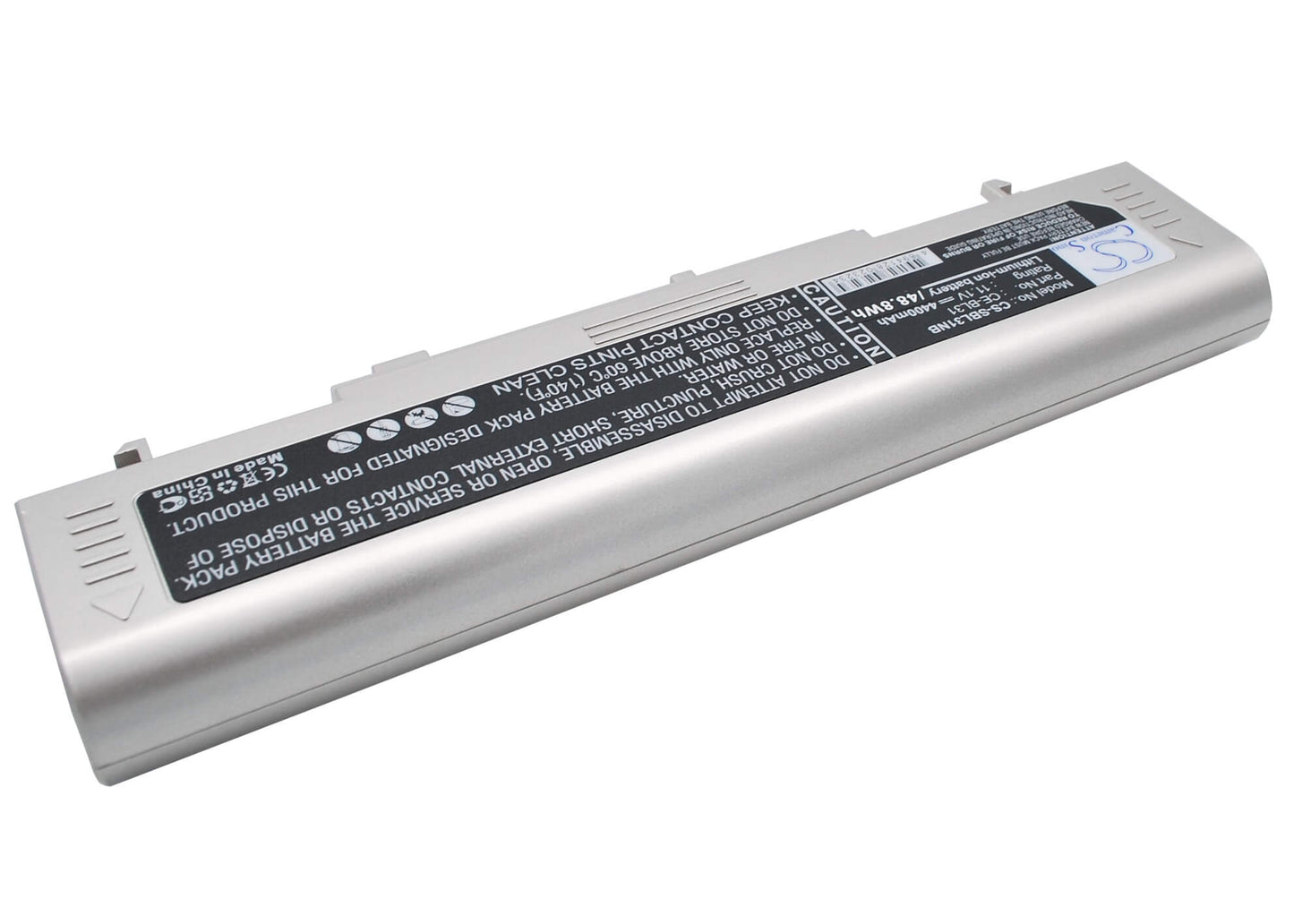 11.1V, 4400mAh, Li-ion Battery fits Sharp, Mc1-3ca, Mc1-3cc, 48.84Wh