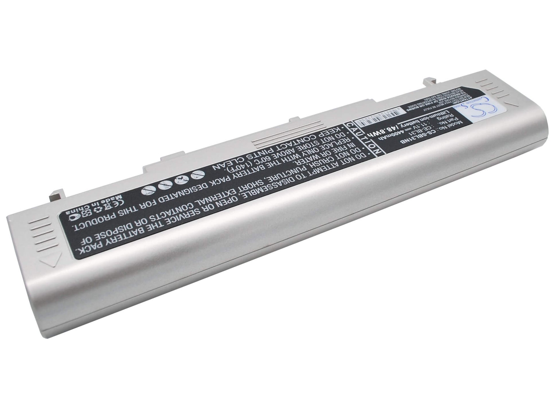 11.1V, 4400mAh, Li-ion Battery fits Sharp, Mc1-3ca, Mc1-3cc, 48.84Wh