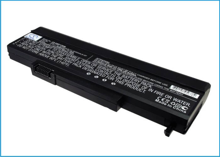 11.1V, 6600mAh, Li-ion Battery fits Gateway, M1400, M1408j, 73.26Wh