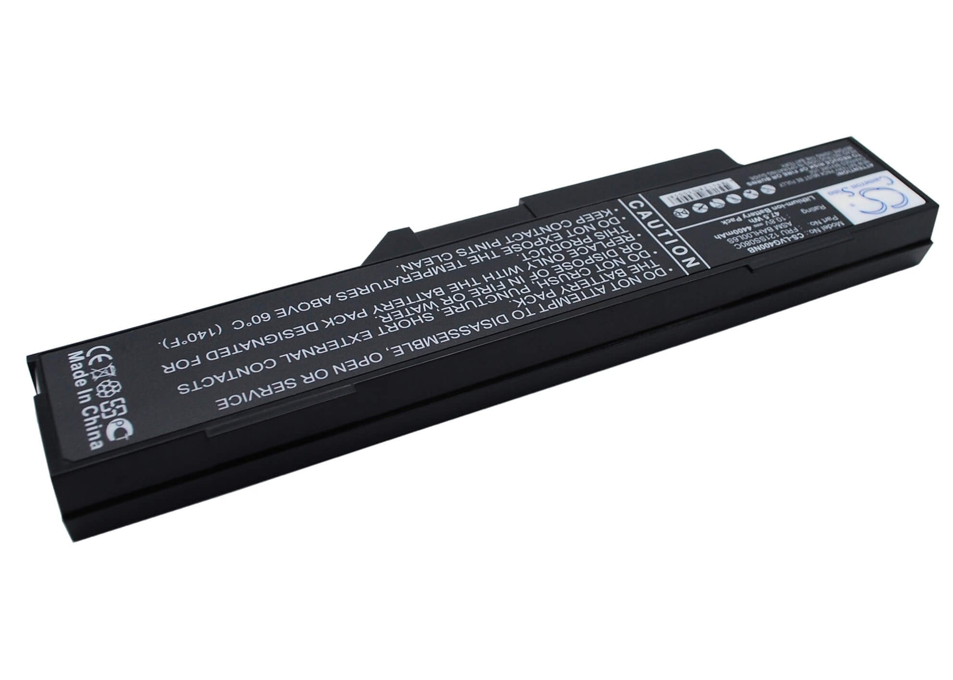 10.8V, 4400mAh, Li-ion Battery fits Lenovo, 3000 G400, 3000 G400 14001, 47.52Wh