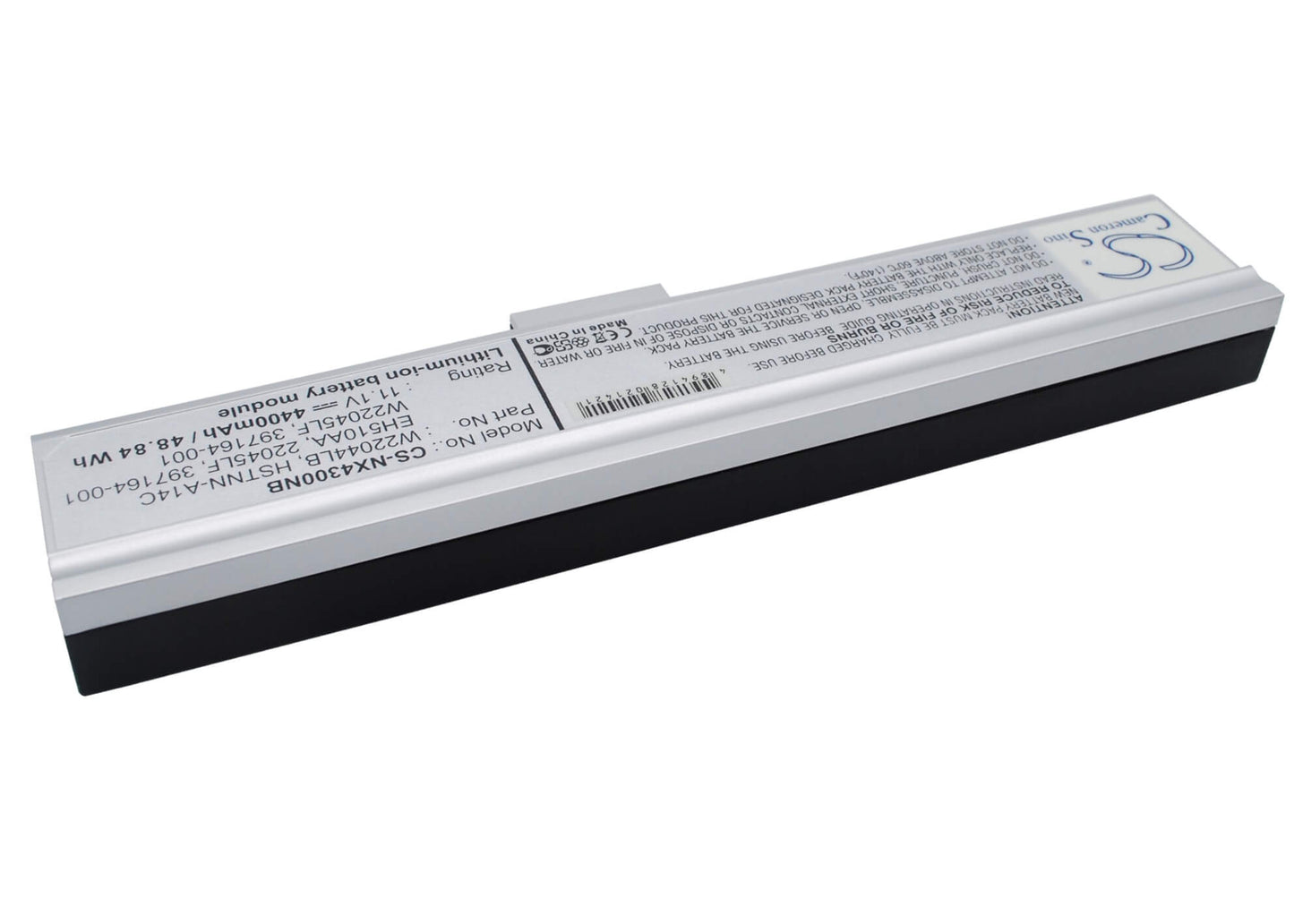 11.1V, 4400mAh, Li-ion Battery fits Hp, Business Notebook Nx4300, 48.84Wh