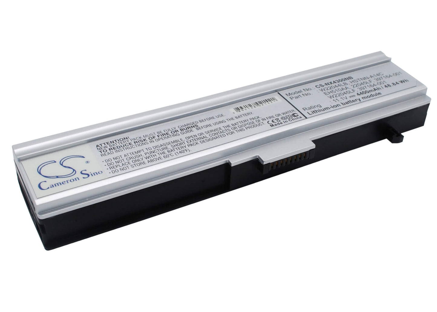 11.1V, 4400mAh, Li-ion Battery fits Compaq, P-b1800, Presario B1800, 48.84Wh