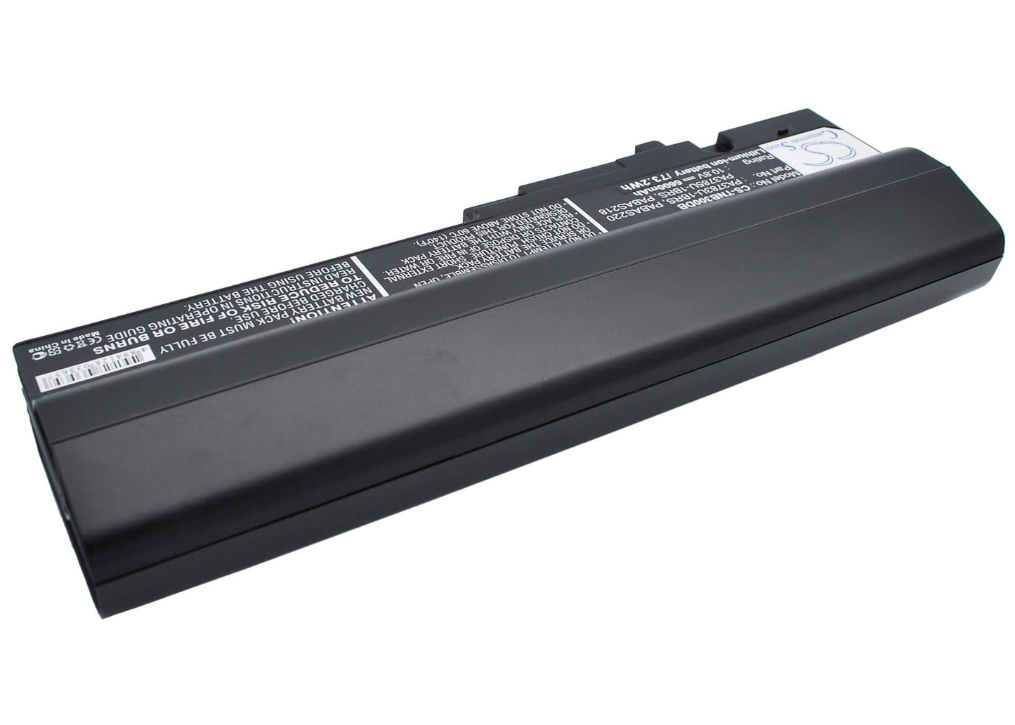 10.8V, 6600mAh, Li-ion Battery fits Toshiba, Satellite N302, Satellite Nb300, 71.28Wh