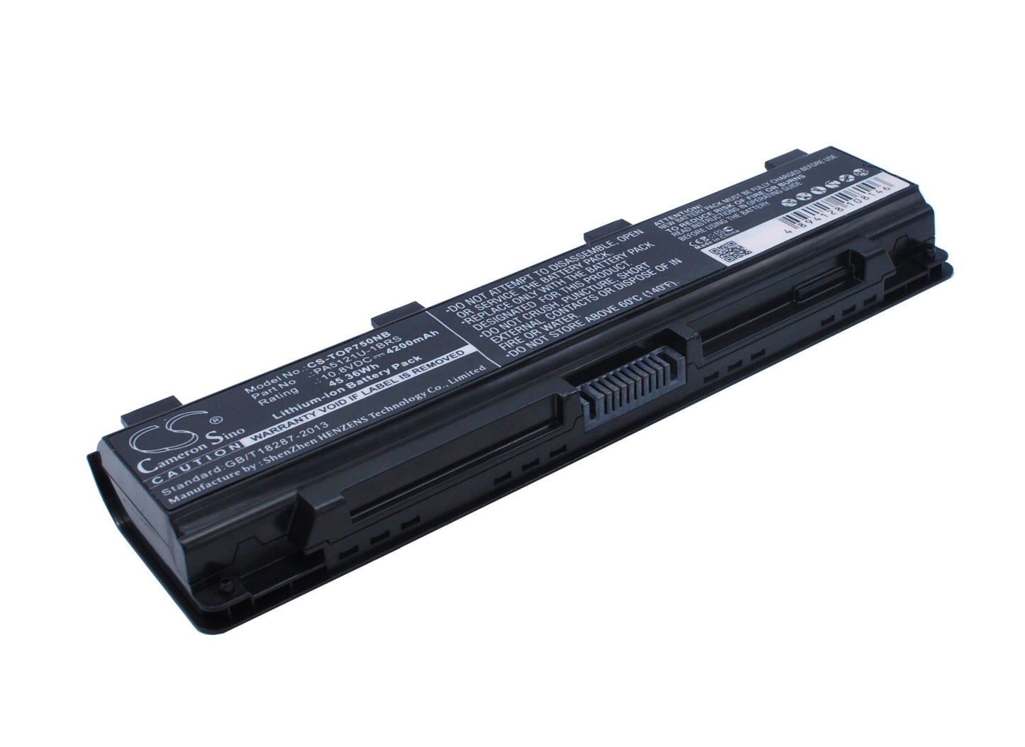 10.8V, 4200mAh, Li-ion Battery fits Toshiba, Satellite P70, Satellite P70-a, 45.36Wh