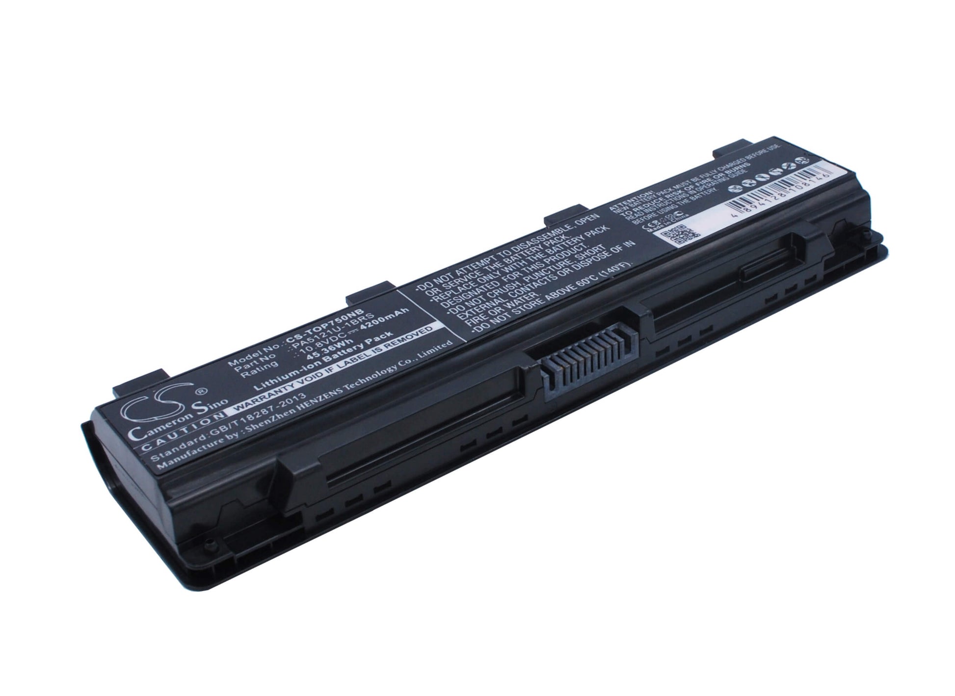 10.8V, 4200mAh, Li-ion Battery fits Toshiba, Satellite P70, Satellite P70-a, 45.36Wh