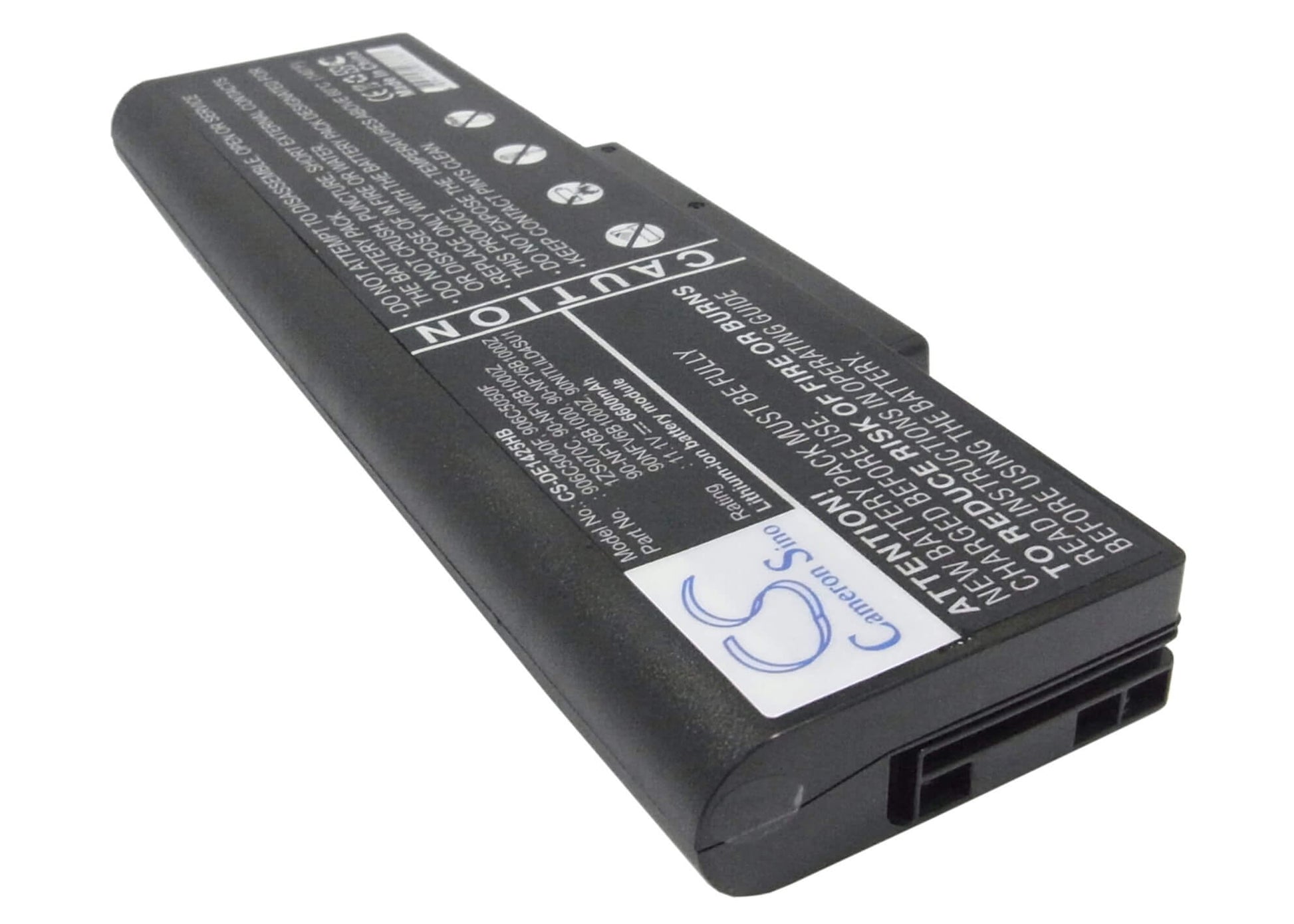 11.1V, 6600mAh, Li-ion Battery fits Dell, Inspiron 1425, Inspiron 1427, 73.26Wh